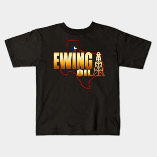 Classic 80's TV Ewing Oil Kids T-Shirt